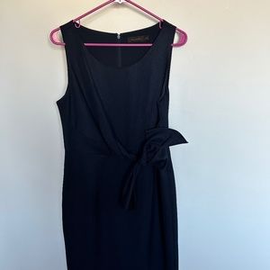 The Limited Navy Blue Dress with bow